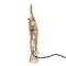 Kurt Adler 9.45-Inch UL 10-Light 7-Point Gold Glittered Capiz Star Tree Topper